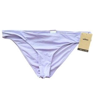 Nike Swim Bikini Bottoms Lilac Purple Move to Zero Size XXL Sporty Beach Resort